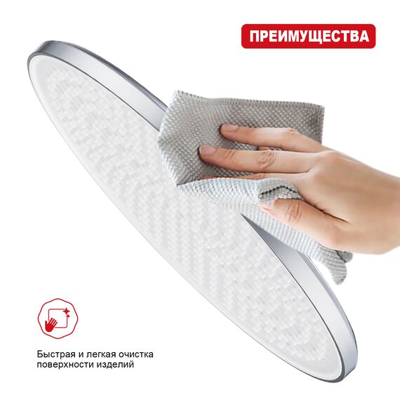R451.50 Лейка тропического душа хром RAGLO — фото 4