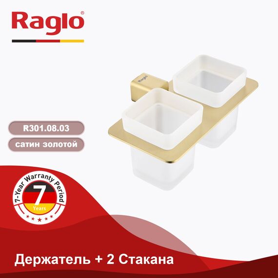 R301.08.03 Держатель зубных щеток на два стакана RAGLO — фото 1