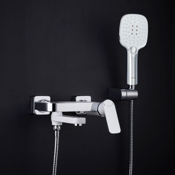 G3248 GAPPO Смеситель для ванны, белый/хром — фото 2