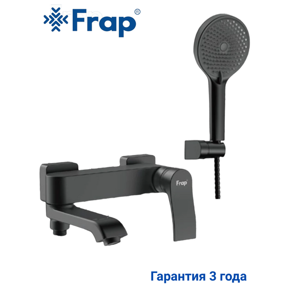 F3275-6 FRAP Смеситель для ванны черный — фото 1